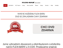 Tablet Screenshot of flexibar.cz